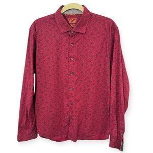 Consequences Men’s Floral Long Sleeve Shirt‎ Size L